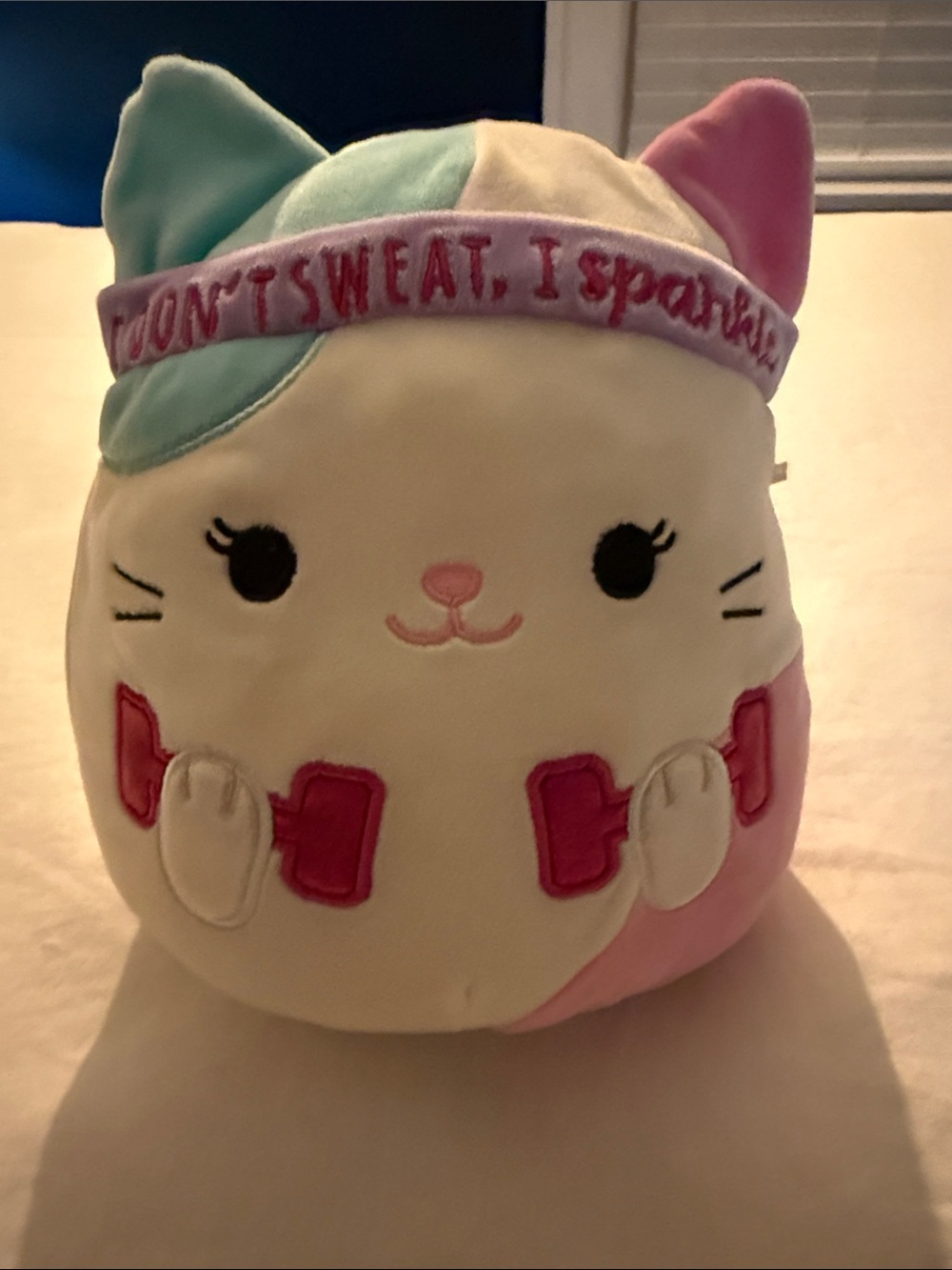 Squishmallows Pastel Cat Plush - Pink, Mint, Cream